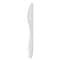 Dart Reliance Mediumweight Cutlery, Standard Size, Knife, Plastic, White, PK1000 RSWK-0007 - alternate 1